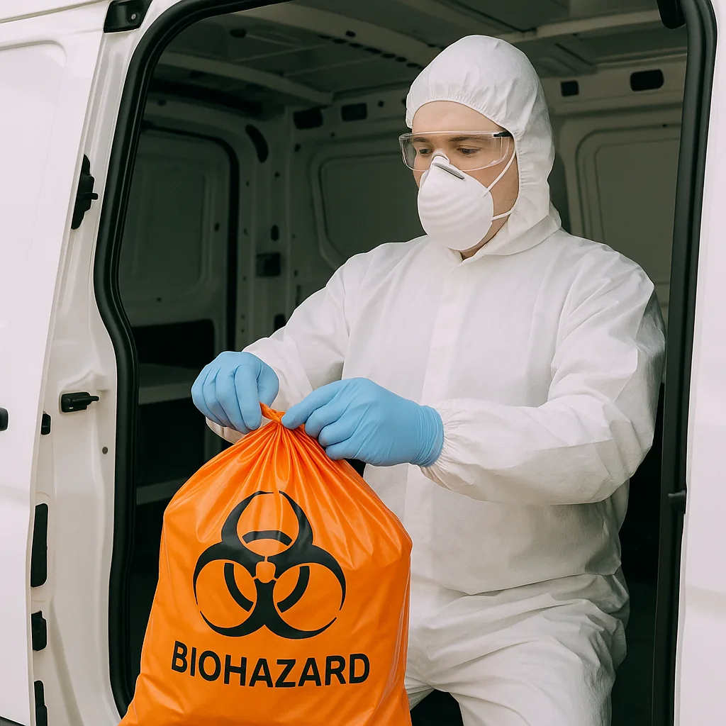 Élimination sécurisée des déchets biologiques
